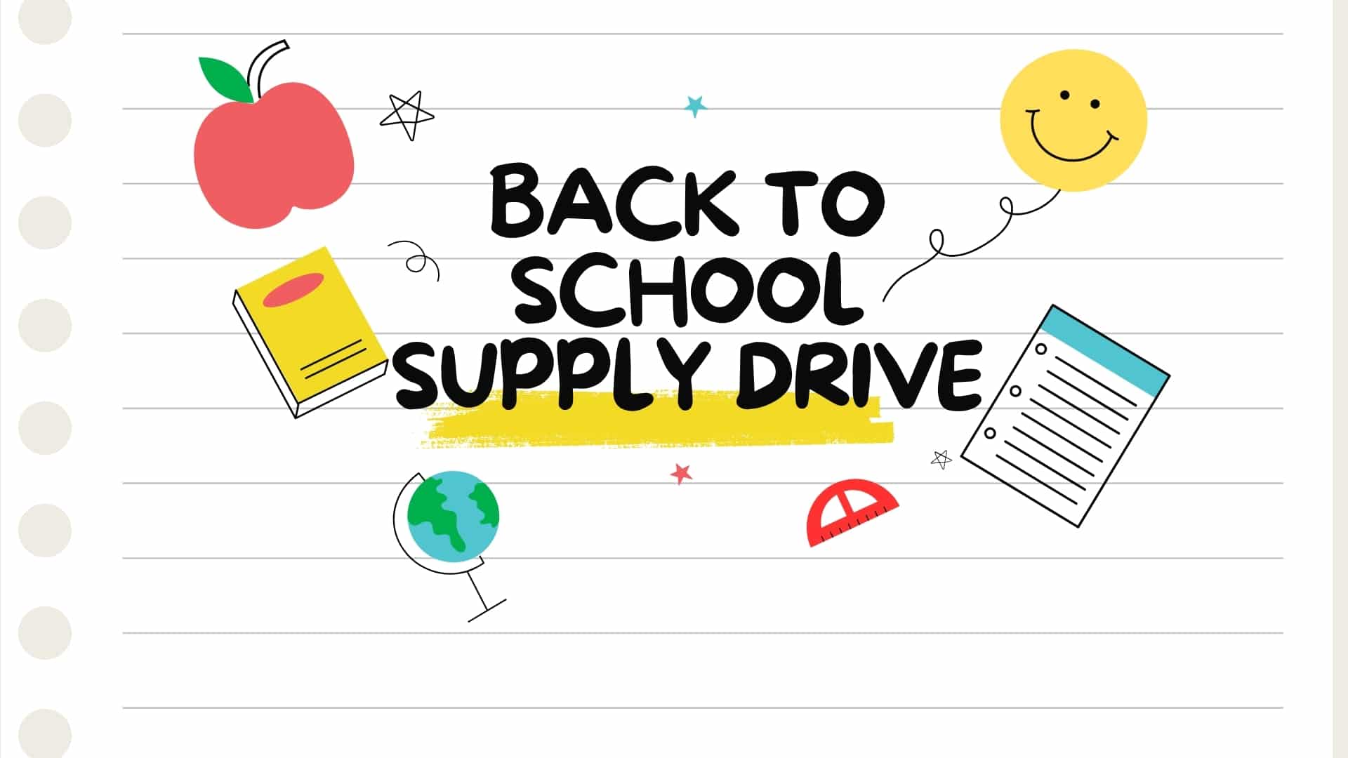 Pack the Back: Back to School Supply Drive