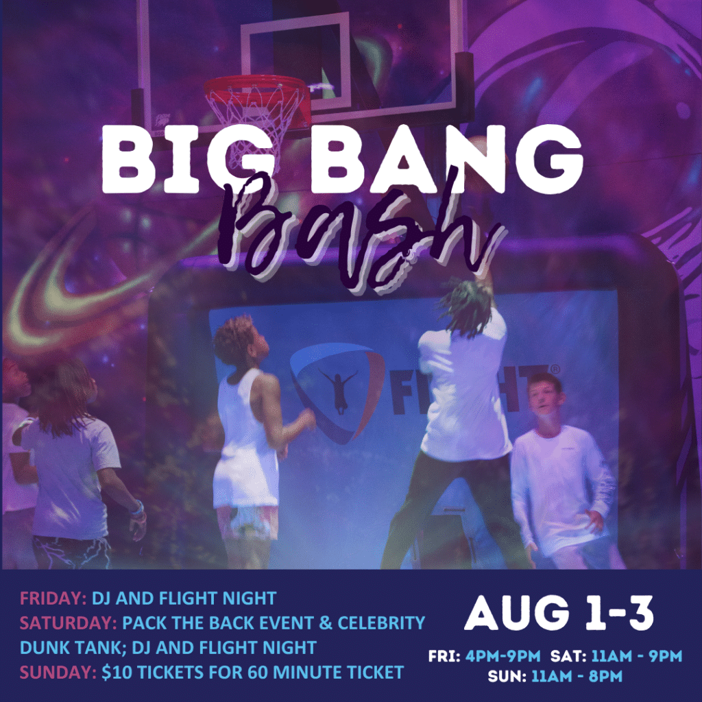 Join Flight Adventure Park for our 10 year anniversary celebration August 1st through 3rd!