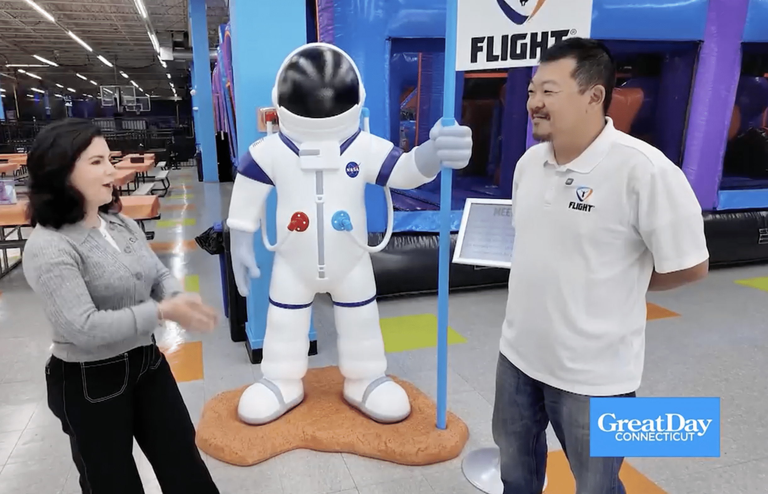 Great Day CT Visits Flight! 